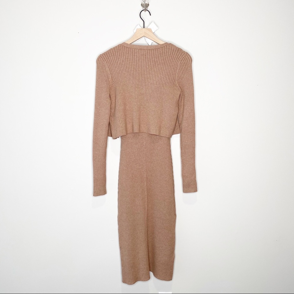 NWT Abercrombie Midi Sweater Dress & Cardigan Set - Picture 7 of 12